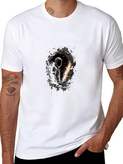 Astronaut Space Portal Graphic Tee