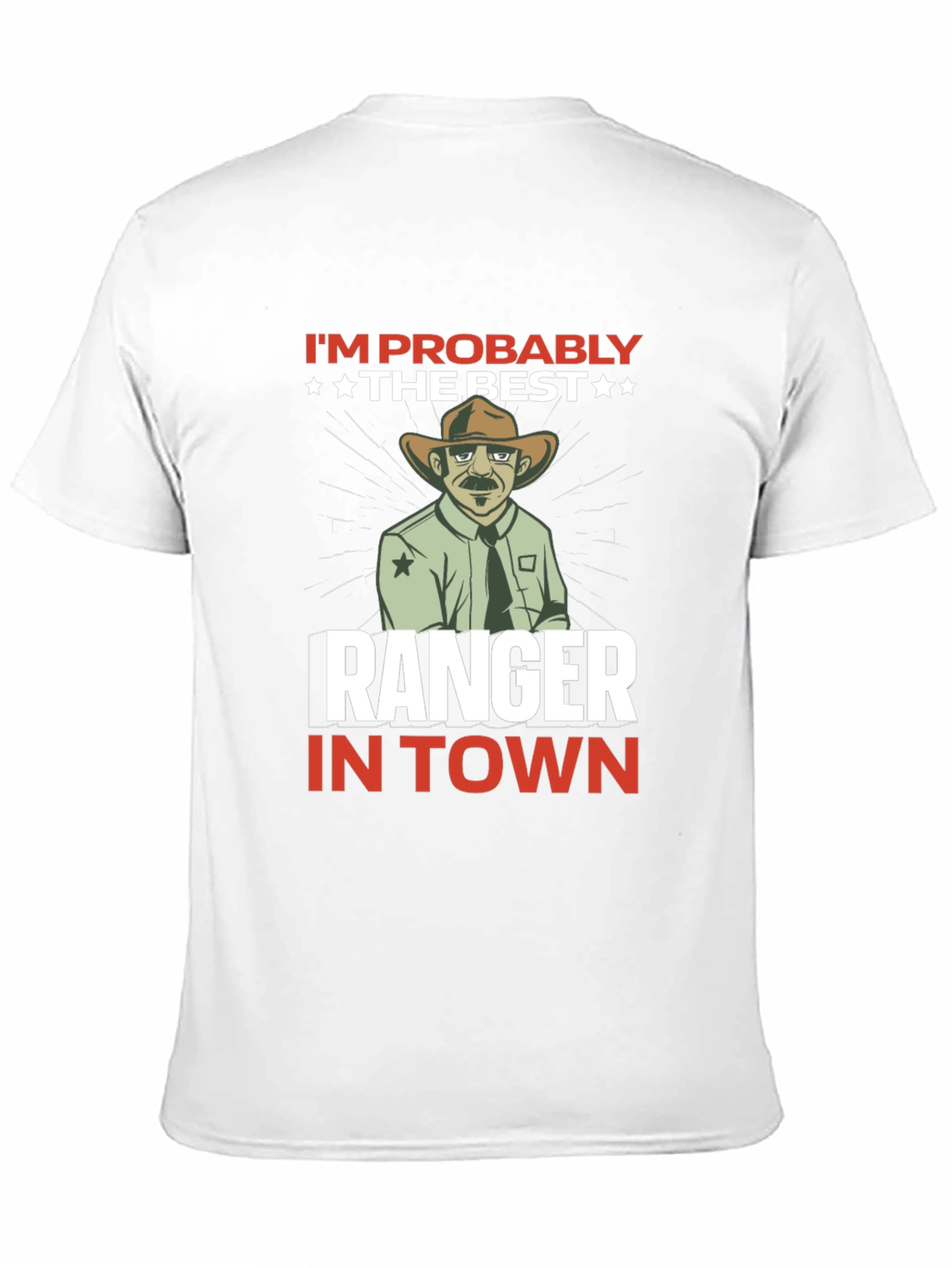 Best Ranger in Town T-Shirt - Black Graphic Tee
