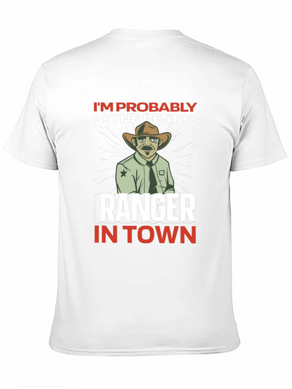 Best Ranger in Town T-Shirt - Black Graphic Tee