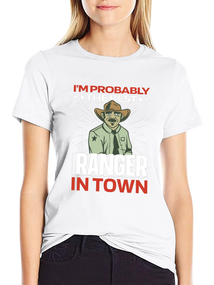 Best Ranger in Town T-Shirt - Black Graphic Tee