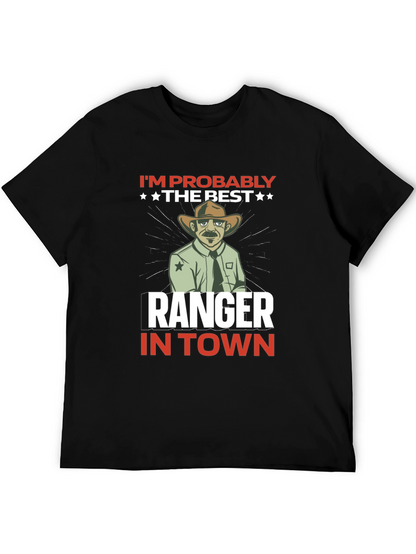 Best Ranger in Town T-Shirt - Black Graphic Tee
