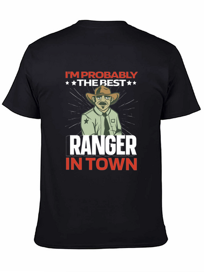 Best Ranger in Town T-Shirt - Black Graphic Tee