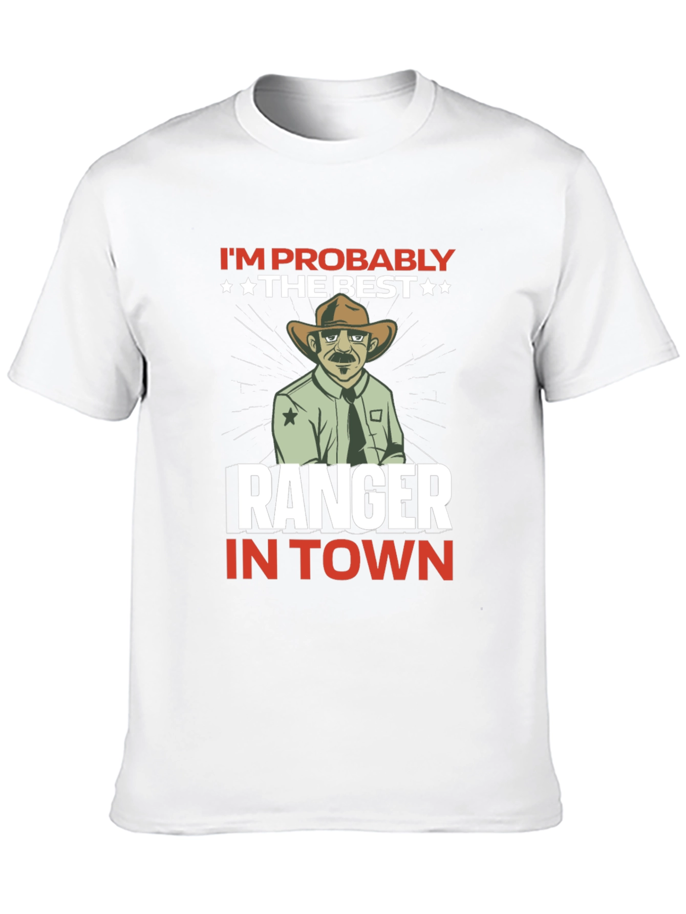 Best Ranger in Town T-Shirt - Black Graphic Tee