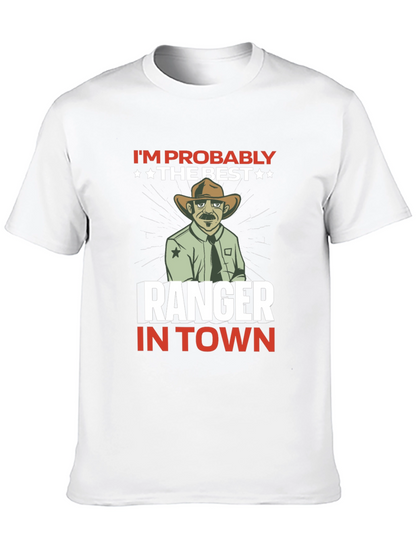 Best Ranger in Town T-Shirt - Black Graphic Tee