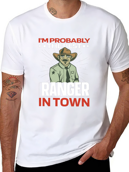 Best Ranger in Town T-Shirt - Black Graphic Tee