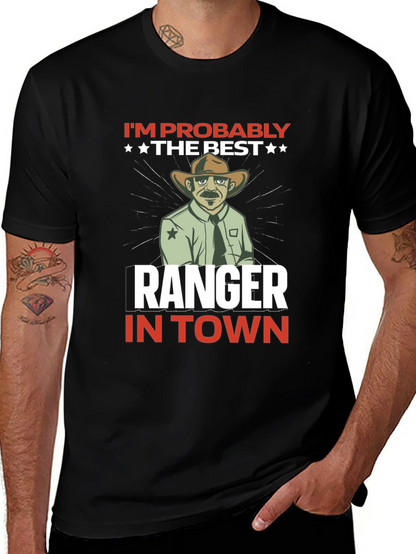 Best Ranger in Town T-Shirt - Black Graphic Tee