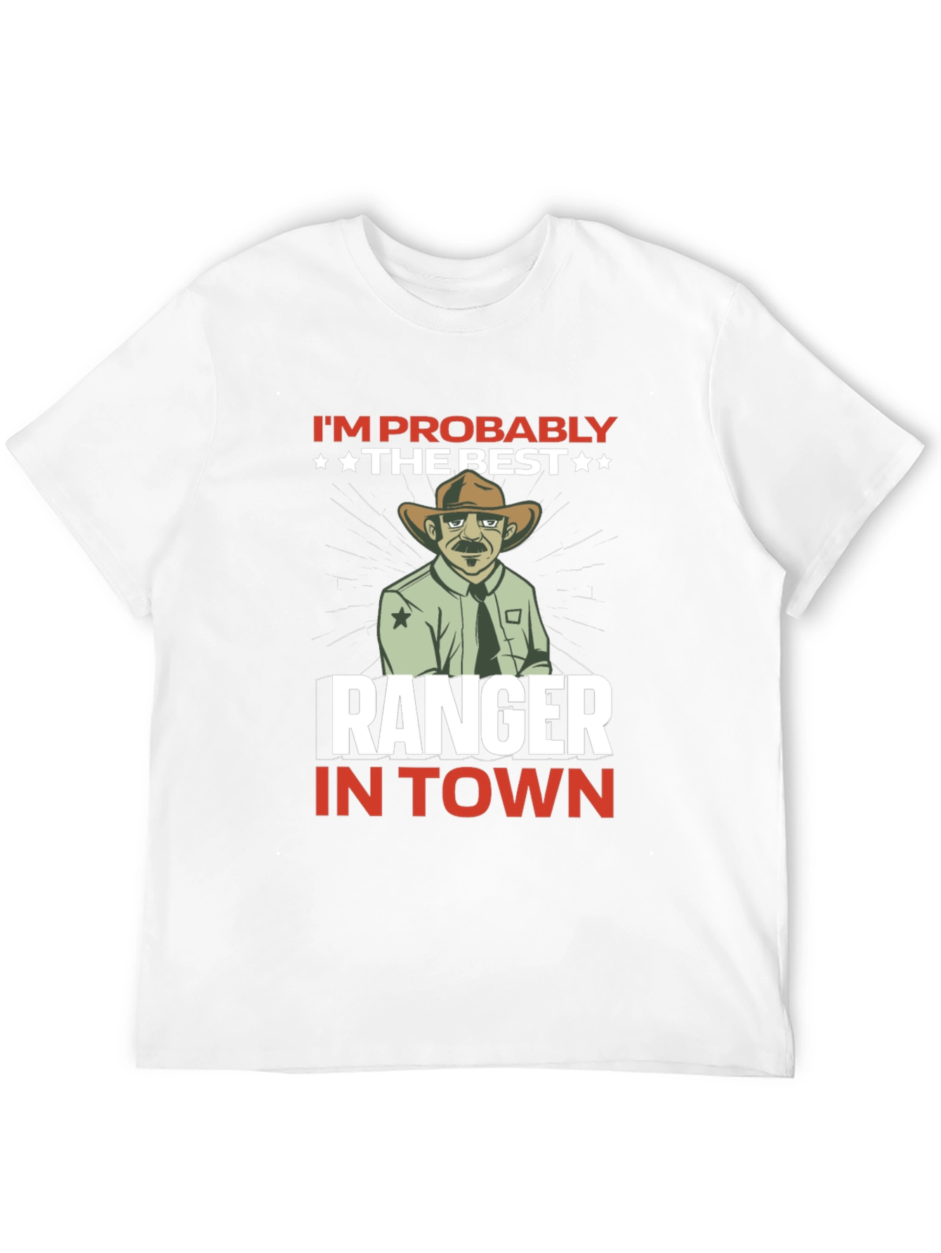 Best Ranger in Town T-Shirt - Black Graphic Tee