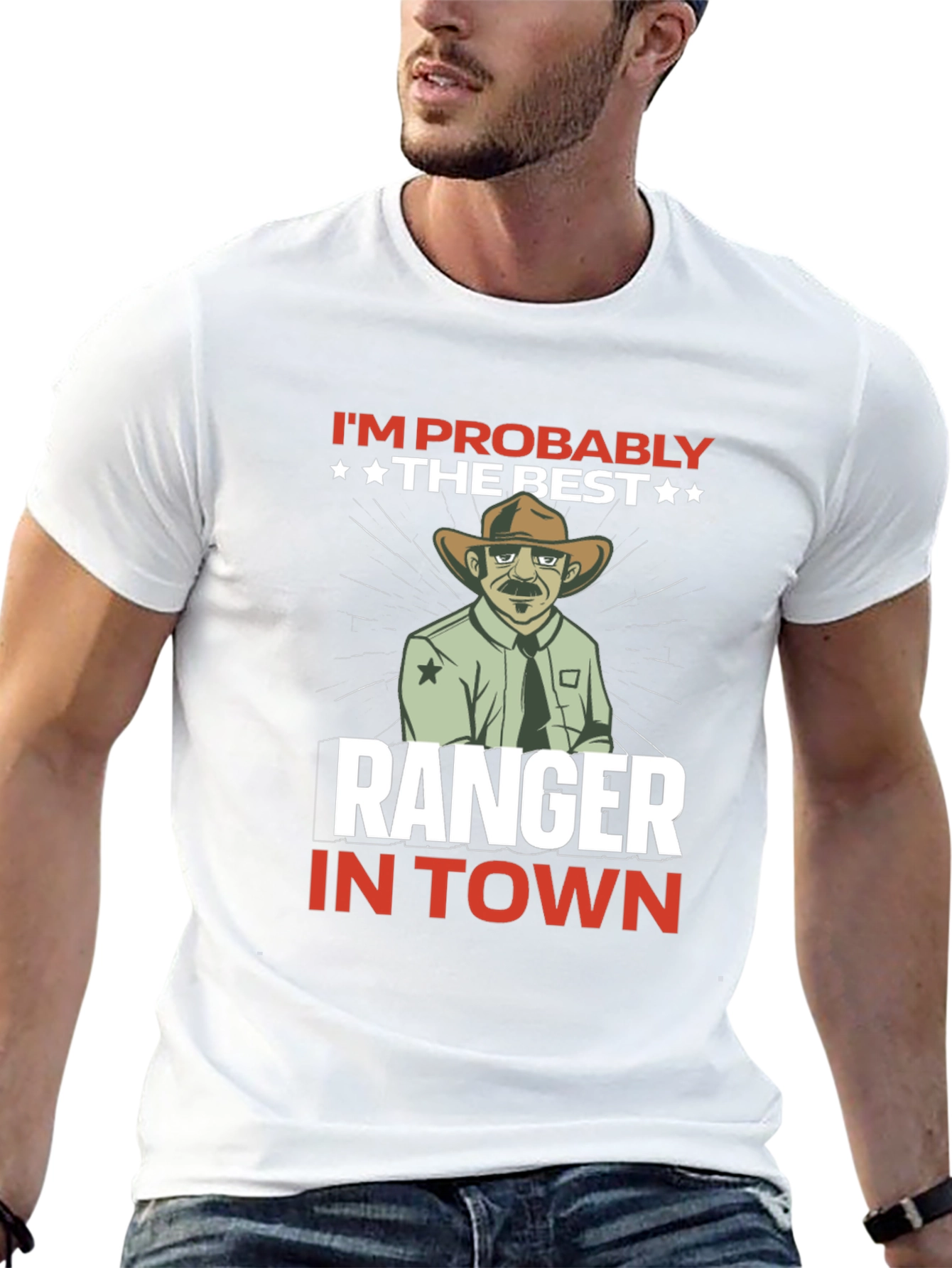 Best Ranger in Town T-Shirt - Black Graphic Tee