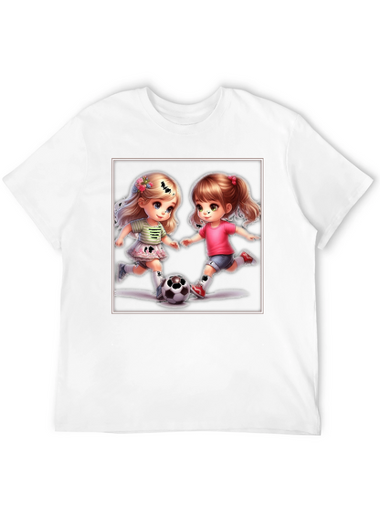 Soccer Girls Graphic T-Shirt