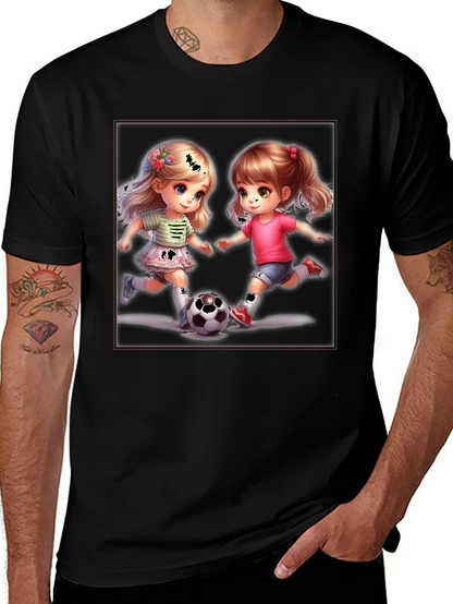 Soccer Girls Graphic T-Shirt
