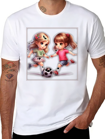 Soccer Girls Graphic T-Shirt