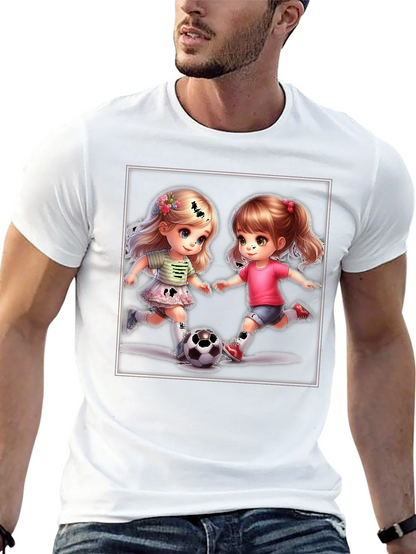 Soccer Girls Graphic T-Shirt