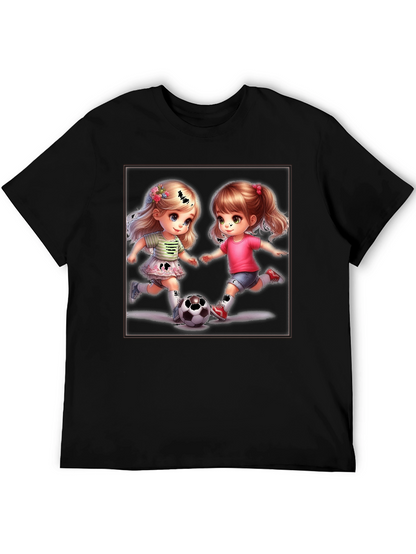 Soccer Girls Graphic T-Shirt