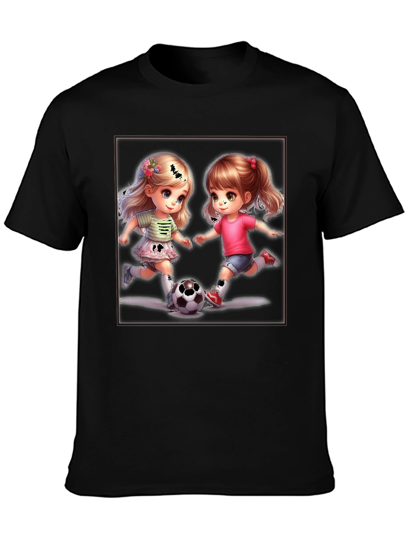 Soccer Girls Graphic T-Shirt