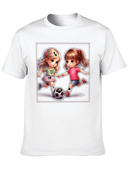 Soccer Girls Graphic T-Shirt
