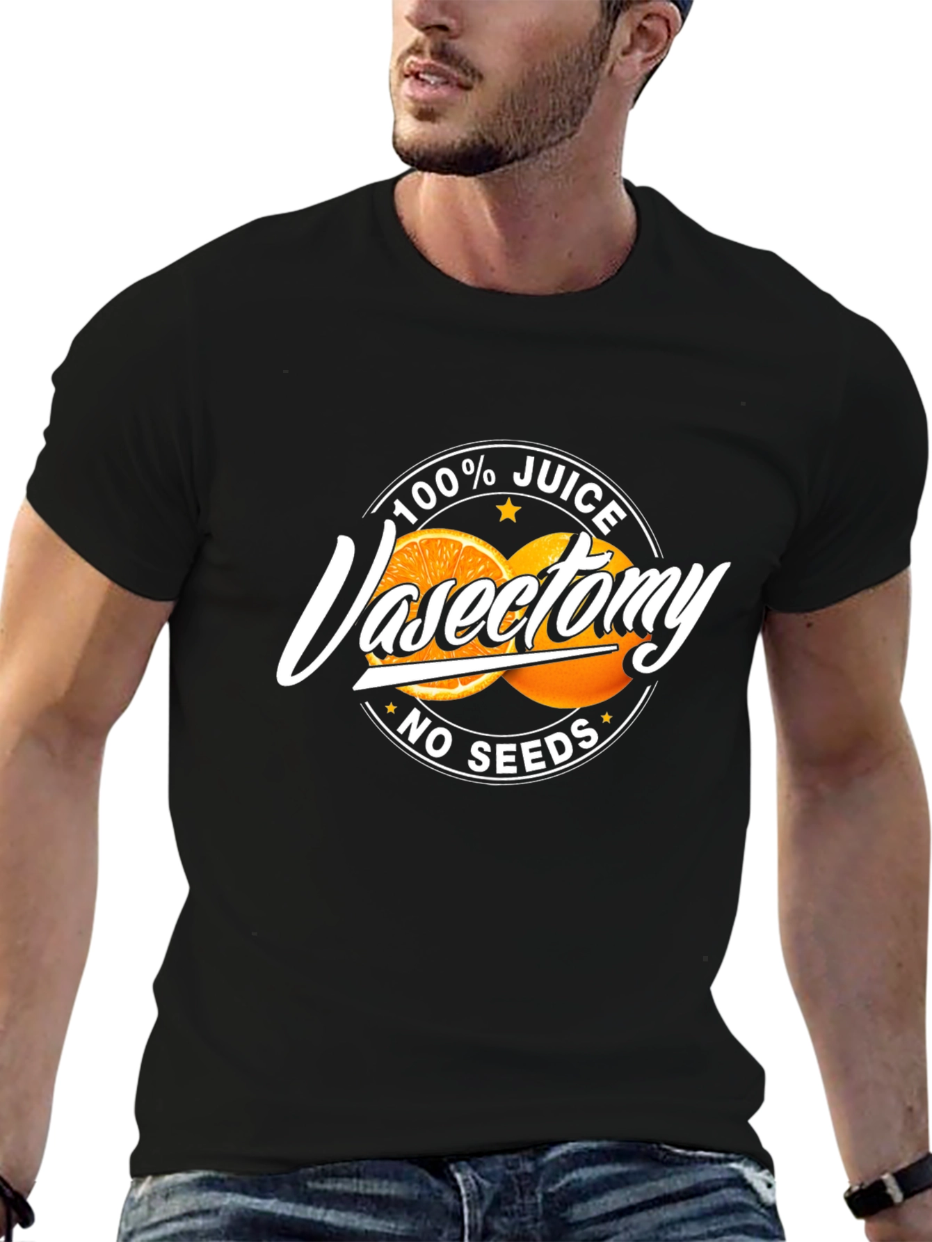 100% Juice Vasectomy Funny Graphic T-Shirt