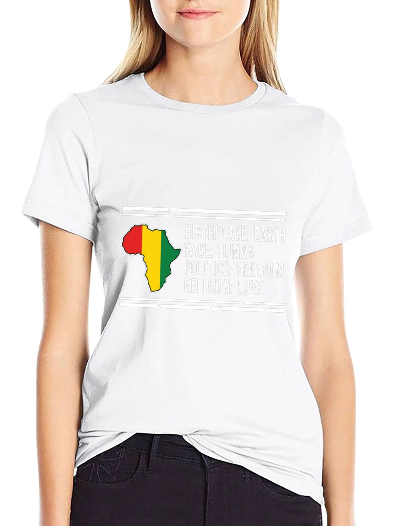 Birthplace Earth T-Shirt - Human Race Freedom Politics Love