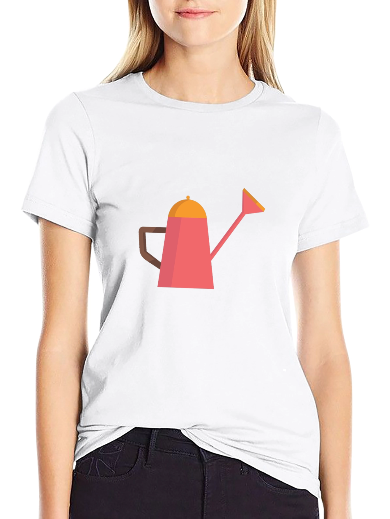 Watering Can Graphic Tee - Stylish Garden Lover Shirt