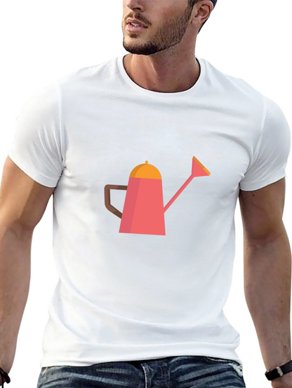 Watering Can Graphic Tee - Stylish Garden Lover Shirt