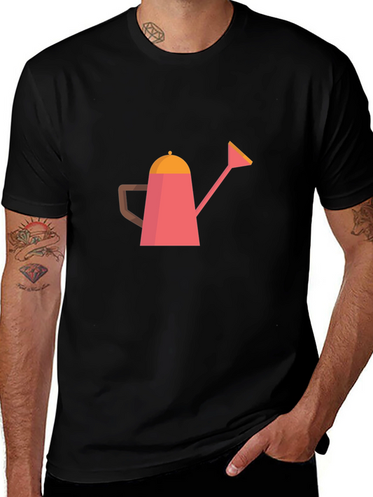 Watering Can Graphic Tee - Stylish Garden Lover Shirt