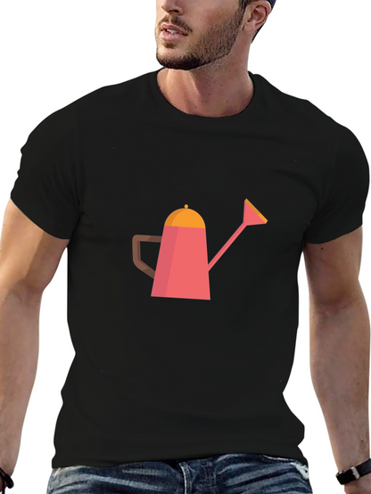 Watering Can Graphic Tee - Stylish Garden Lover Shirt