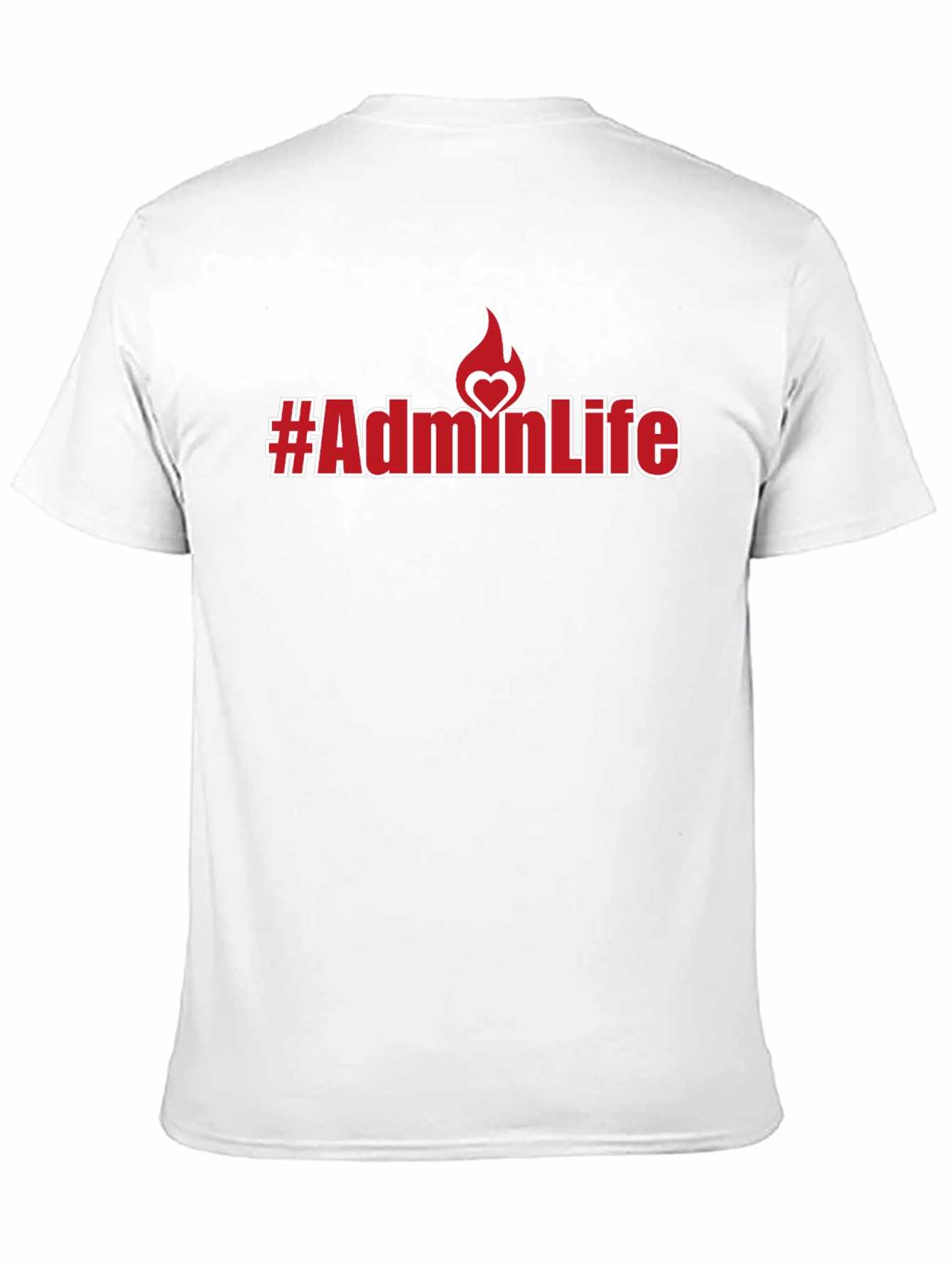 #AdminLife Graphic Tee - Black Casual T-Shirt