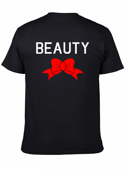 Beauty Bow Graphic Tee - Trendy Style