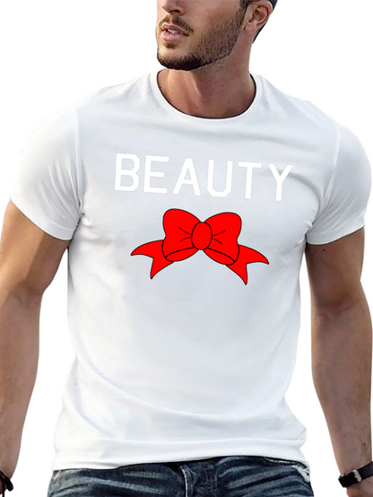 Beauty Bow Graphic Tee - Trendy Style