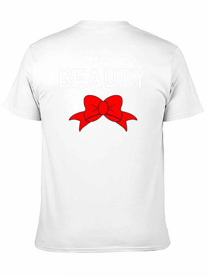 Beauty Bow Graphic Tee - Trendy Style