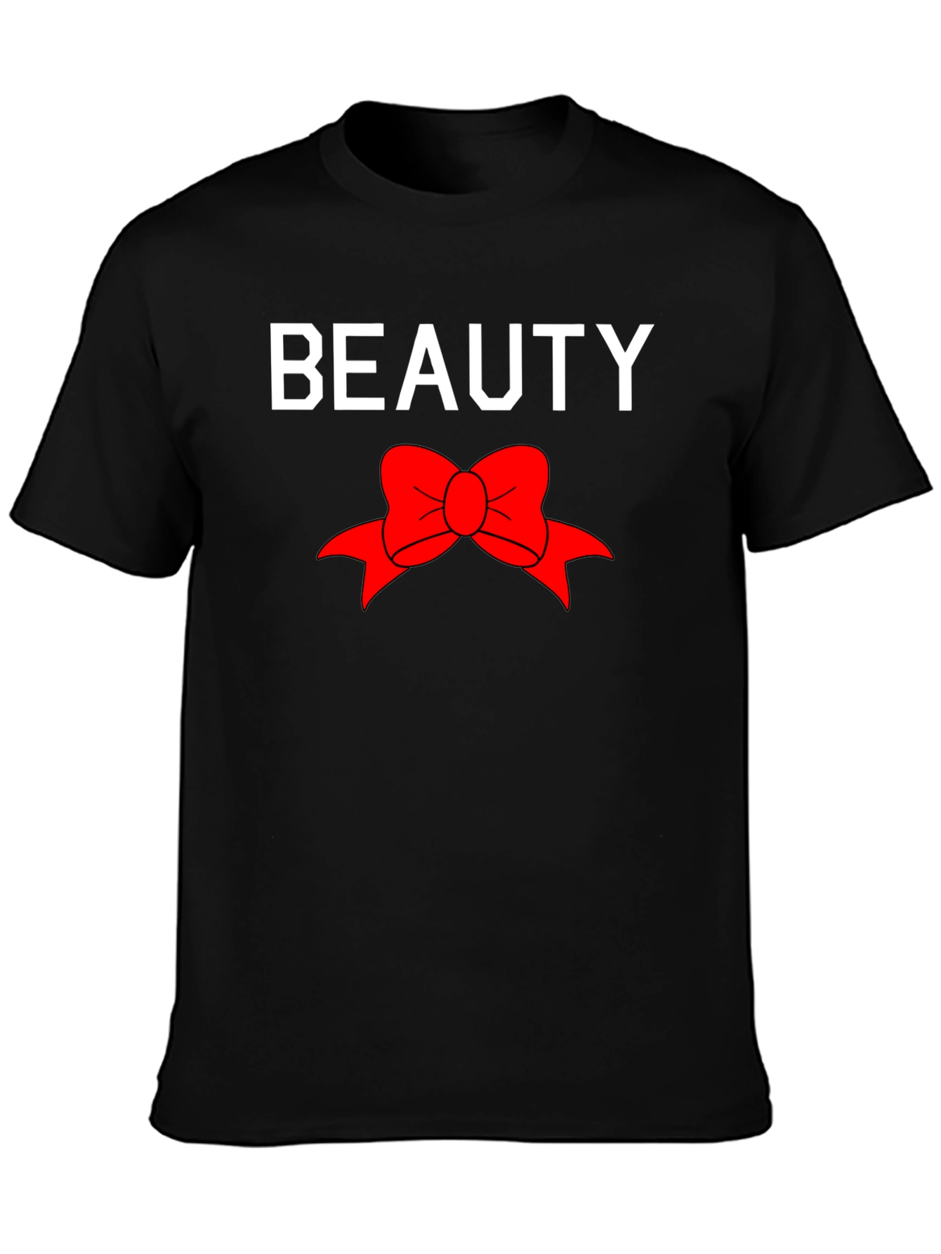 Beauty Bow Graphic Tee - Trendy Style