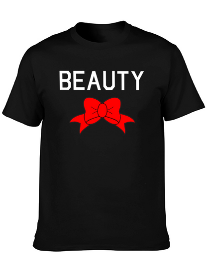 Beauty Bow Graphic Tee - Trendy Style