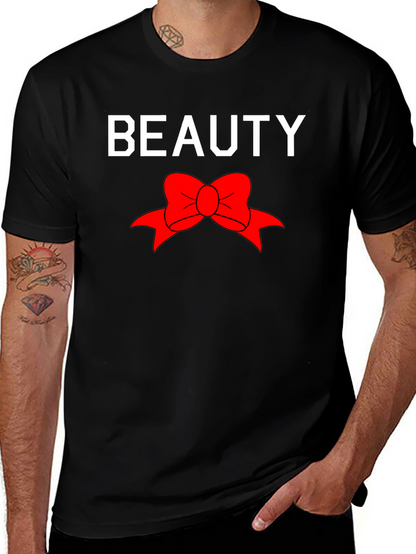 Beauty Bow Graphic Tee - Trendy Style