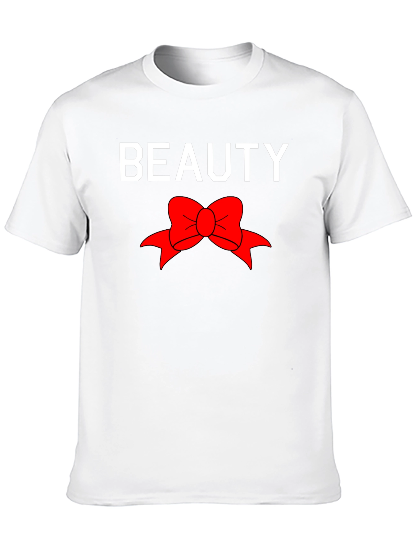 Beauty Bow Graphic Tee - Trendy Style