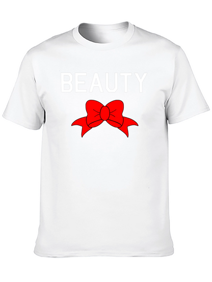 Beauty Bow Graphic Tee - Trendy Style