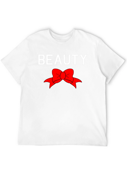 Beauty Bow Graphic Tee - Trendy Style