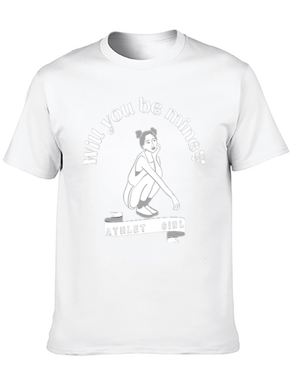 Athlete Girl Will You Be Mine T-Shirt