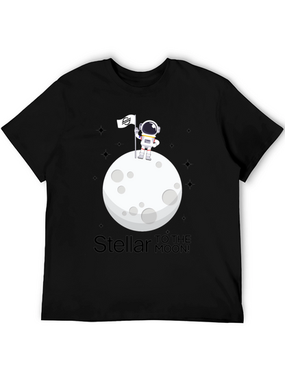 Stellar to the Moon T-Shirt - Crypto Astronaut Design
