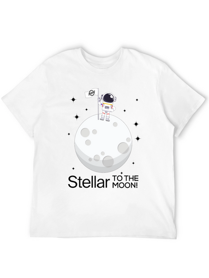 Stellar to the Moon T-Shirt - Crypto Astronaut Design
