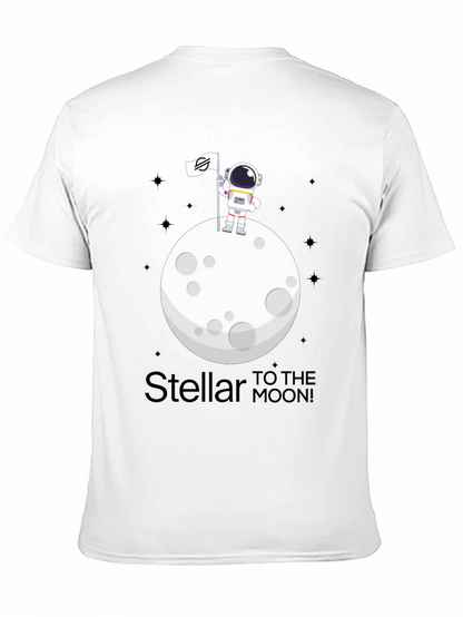 Stellar to the Moon T-Shirt - Crypto Astronaut Design