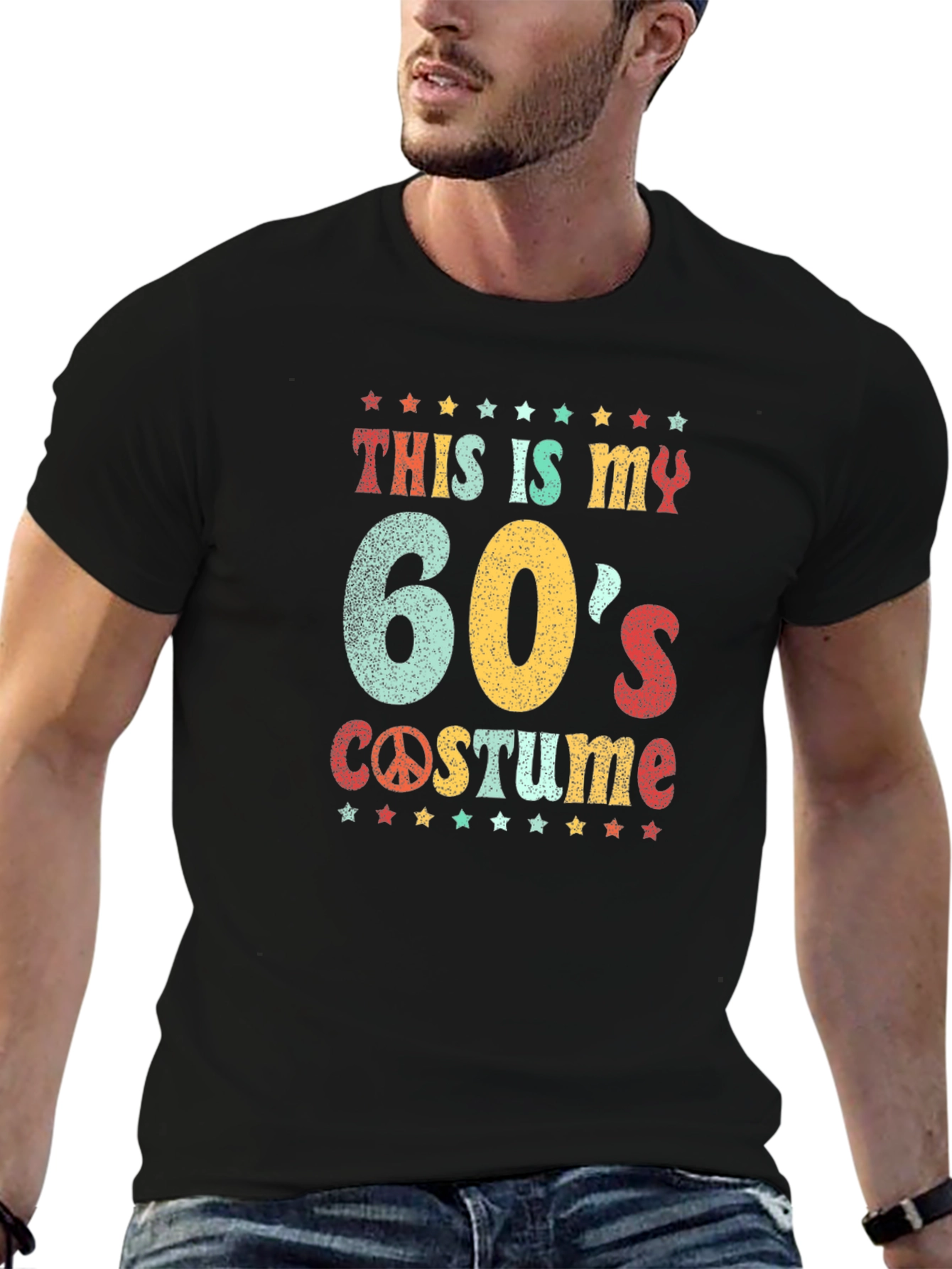 60s Costume T-Shirt - Retro Hippie Style!