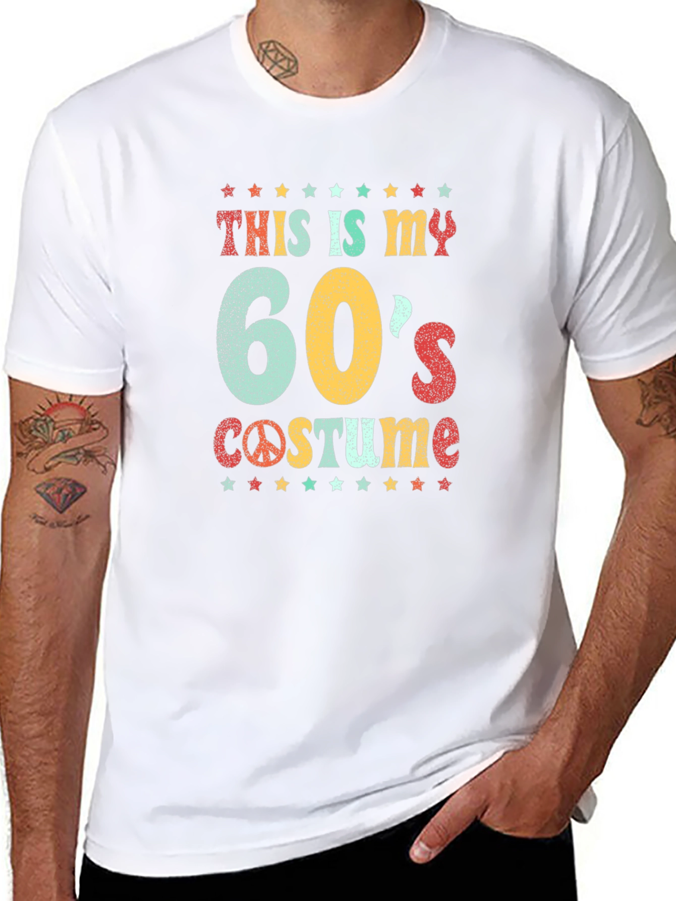 60s Costume T-Shirt - Retro Hippie Style!