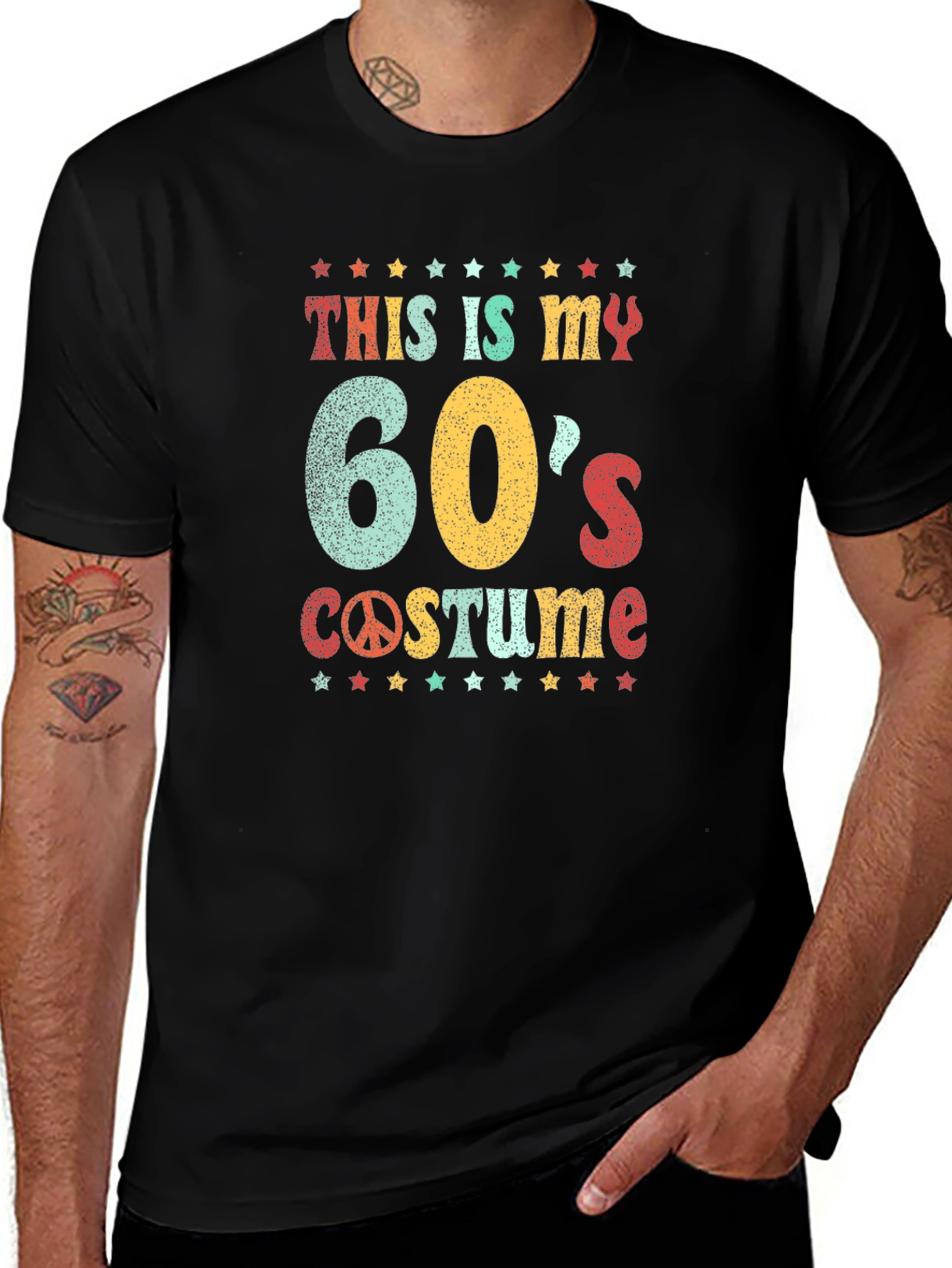 60s Costume T-Shirt - Retro Hippie Style!