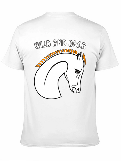 Wild and Dear Horse Graphic Tee - Black