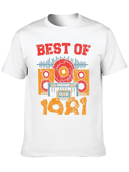 Best of 1981 Retro Music T-Shirt