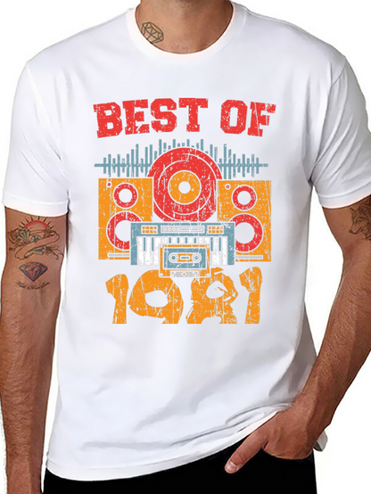Best of 1981 Retro Music T-Shirt