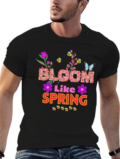 Bloom Like Spring Graphic T-Shirt
