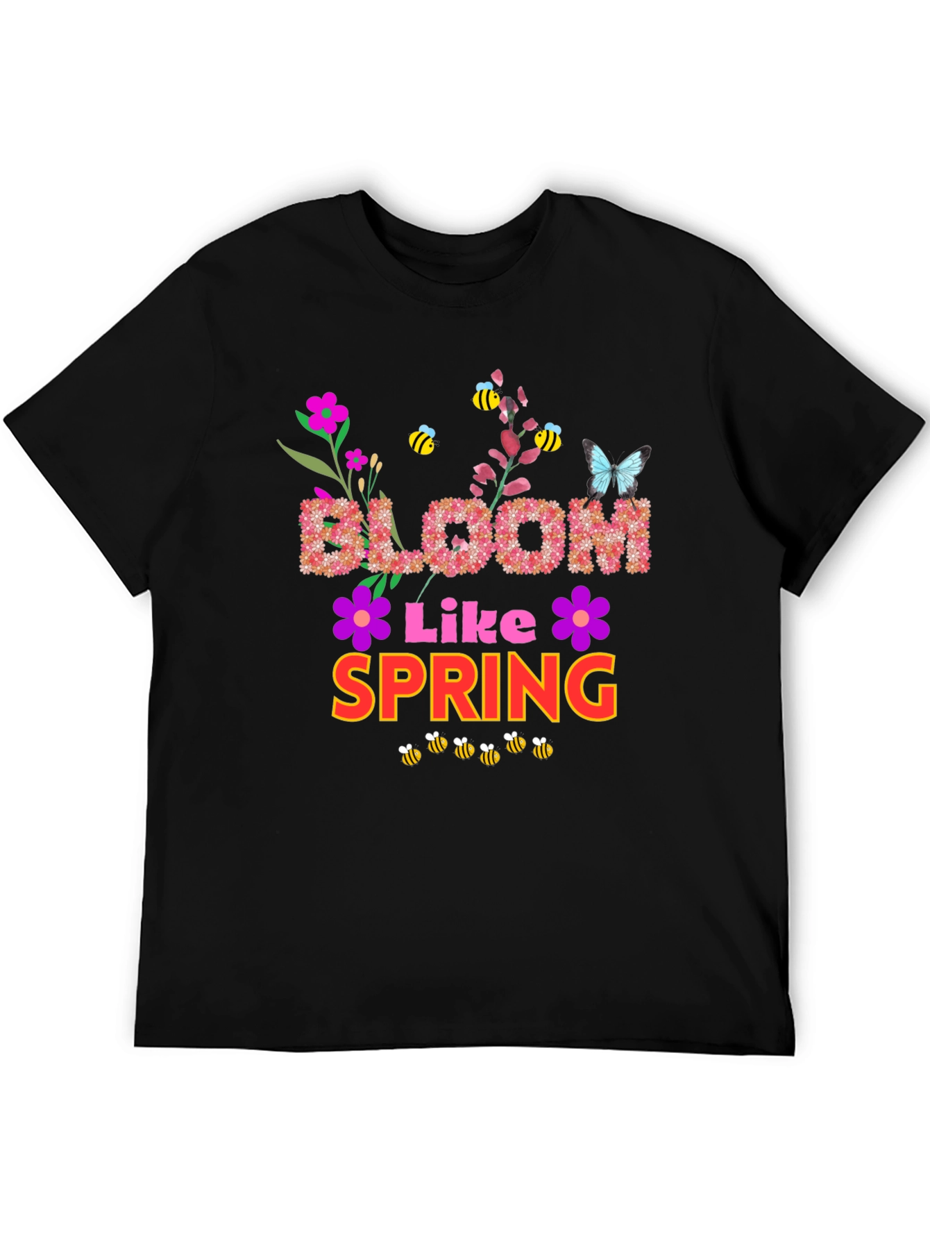 Bloom Like Spring Graphic T-Shirt