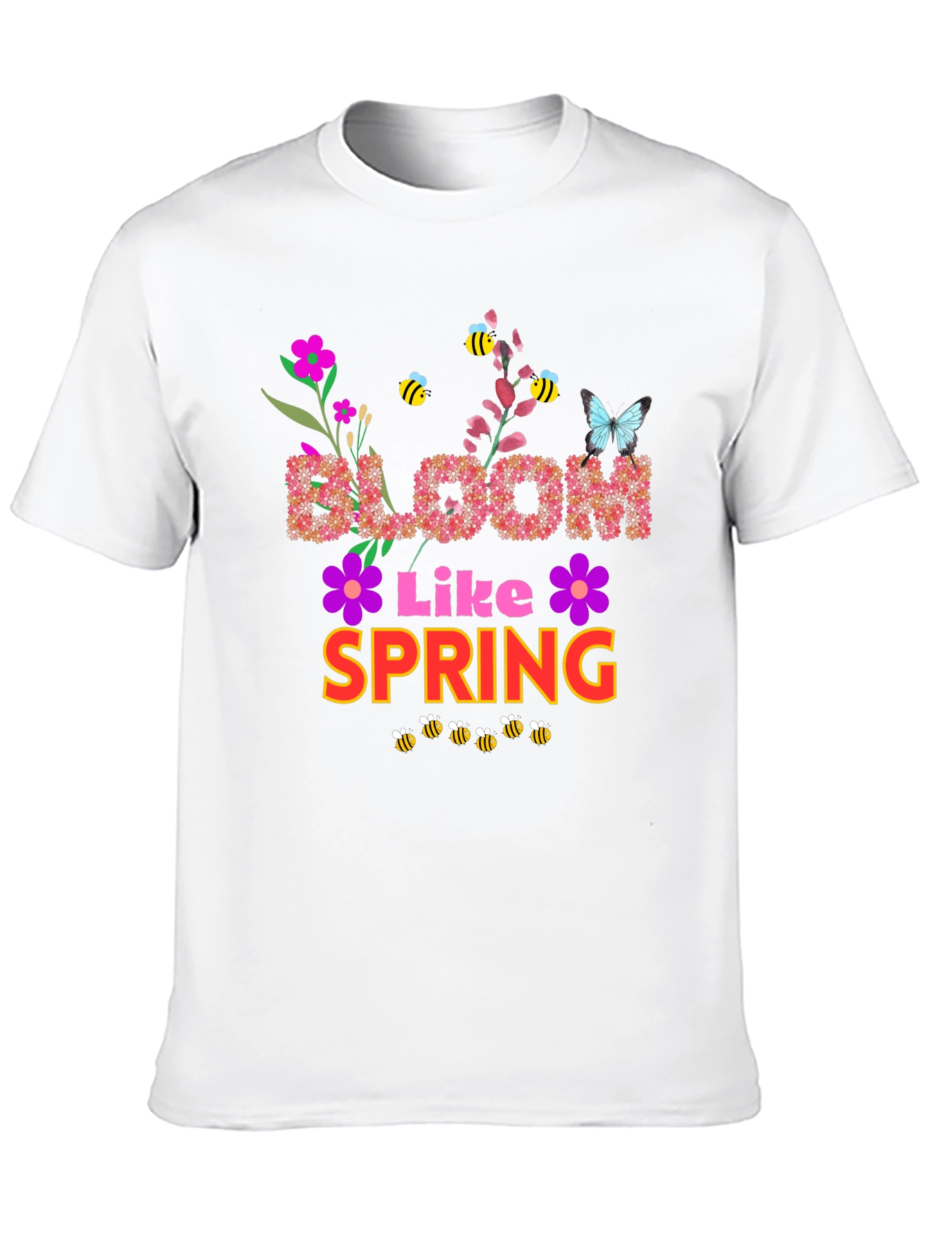 Bloom Like Spring Graphic T-Shirt
