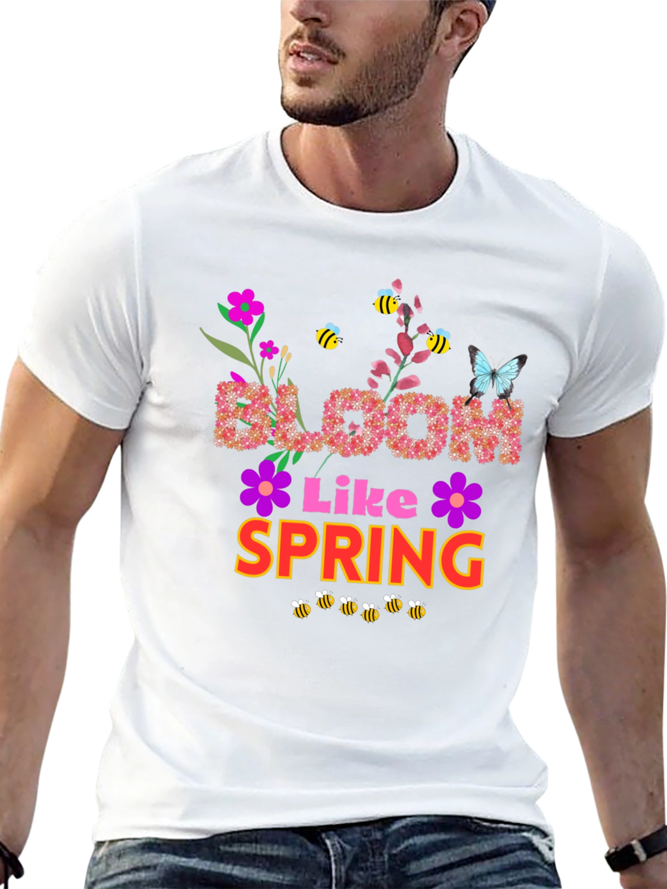 Bloom Like Spring Graphic T-Shirt