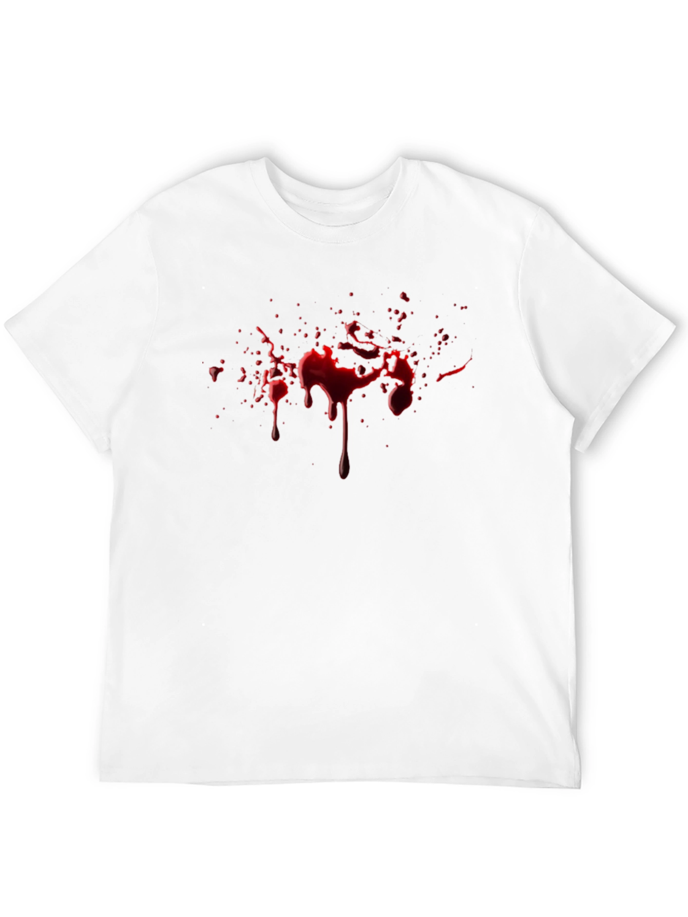 Blood Splatter Graphic Black T-Shirt